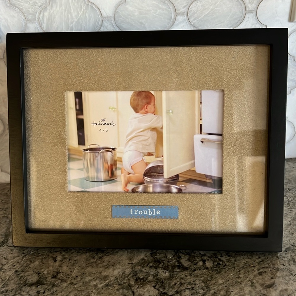 Hallmark “Trouble” picture frame
